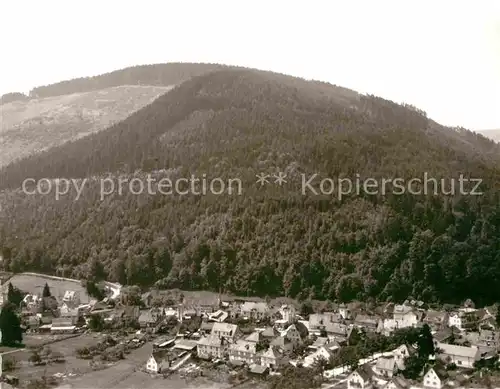 AK / Ansichtskarte Calmbach Enz Fliegeraufnahme Kat. Bad Wildbad