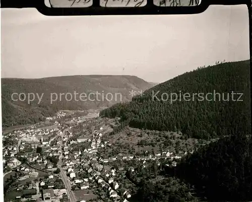 AK / Ansichtskarte Calmbach Enz Fliegeraufnahme Kat. Bad Wildbad