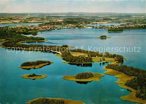 AK / Ansichtskarte Ploen See Fliegeraufnahme Prinzeninsel  Kat. Ploen