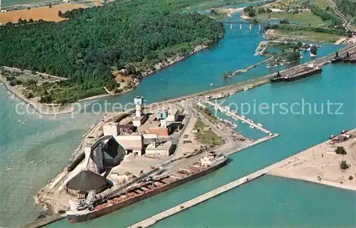 AK / Ansichtskarte Goderich Harbour Agawa Canyon aerial view Kat. Goderich