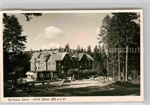 AK / Ansichtskarte Sand Buehl Kurhaus Sand Kat. Buehl