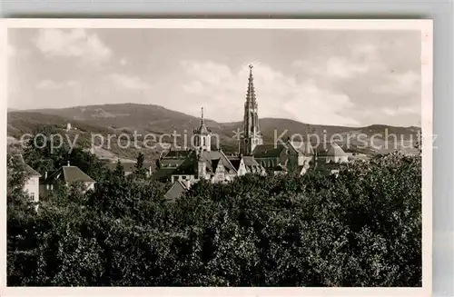 AK / Ansichtskarte Buehl Baden Teilansicht mit Kirche Kat. Buehl