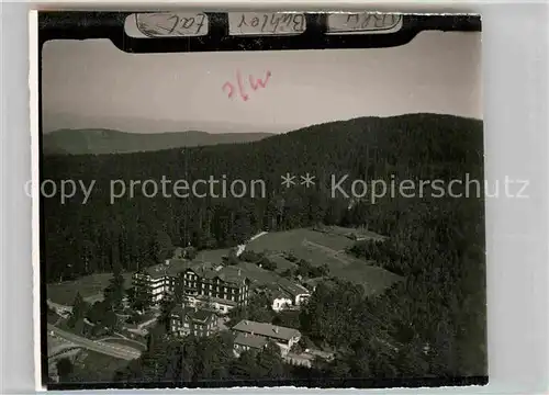 AK / Ansichtskarte Buehlertal Kurhaus Buehlerhoehe Fliegeraufnahme Kat. Buehlertal