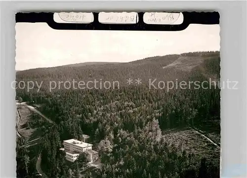 AK / Ansichtskarte Buehlertal Kurhaus Buehlerhoehe Fliegeraufnahme Kat. Buehlertal