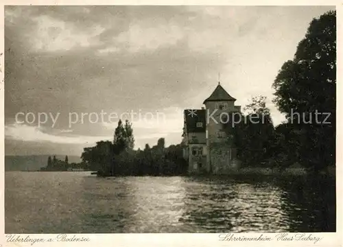 AK / Ansichtskarte ueberlingen Bodensee Lehrerinnenheim Haus Seeburg Kat. ueberlingen