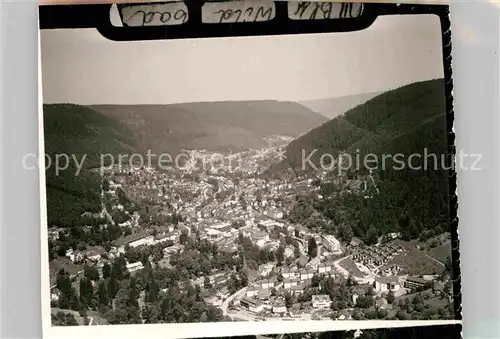 AK / Ansichtskarte Wildbad Schwarzwald Fliegeraufnahme Kat. Bad Wildbad