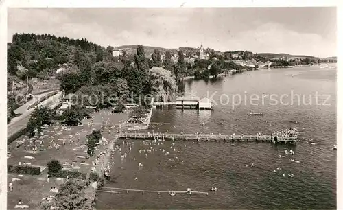 AK / Ansichtskarte ueberlingen Bodensee Strandbad Kat. ueberlingen