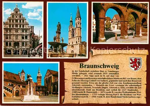 AK / Ansichtskarte Braunschweig Altstadt Kirche Kat. Braunschweig