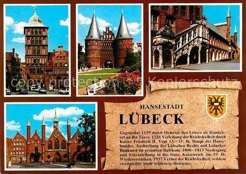 AK / Ansichtskarte Luebeck Altstadt Kat. Luebeck