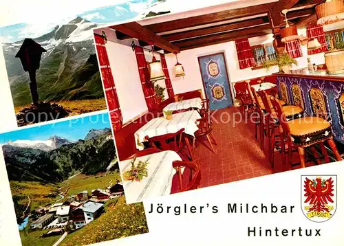 AK / Ansichtskarte Hintertux Zillertal Joerglers Milchbar Kat. Tux