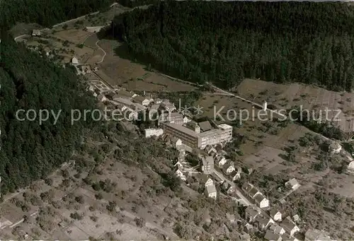 AK / Ansichtskarte Calmbach Enz Fliegeraufnahme Kat. Bad Wildbad