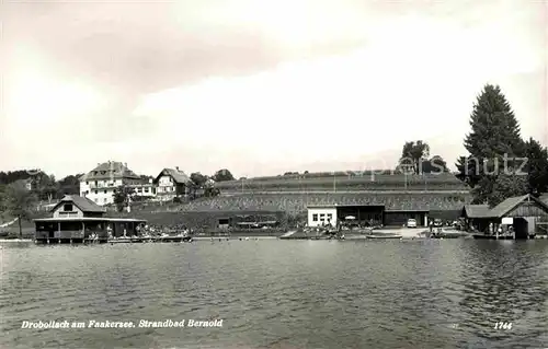 AK / Ansichtskarte Drobollach Faaker See Strandbad Bernold