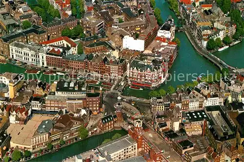 AK / Ansichtskarte Amsterdam Niederlande Fliegeraufnahme Munttoren en het Muntplein Kat. Amsterdam