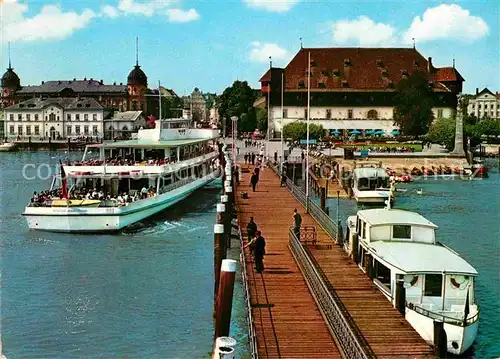 AK / Ansichtskarte Konstanz Bodensee Schiffsanleger Kat. Konstanz