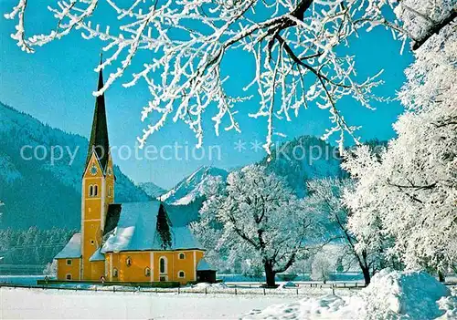 AK / Ansichtskarte Fischhausen Schliersee Leonhardikirche Kat. Schliersee