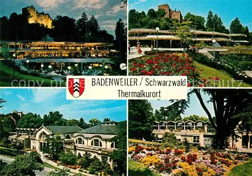 AK / Ansichtskarte Badenweiler Kurhaus Kurpark Burgruine Kat. Badenweiler