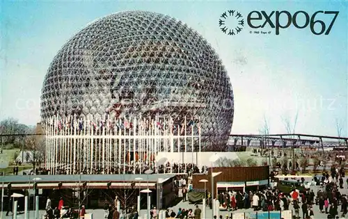 AK / Ansichtskarte Exposition Universelle Internationale Montreal 1967 Pavillon des Etats Unis 