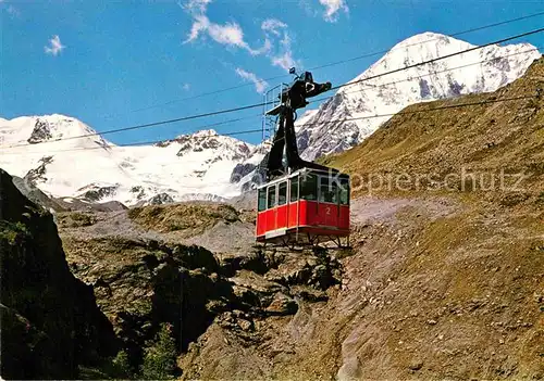 AK / Ansichtskarte Seilbahn Madritsch Sulden am Ortler Suldnerferner Koenigsspitze Kat. Bahnen