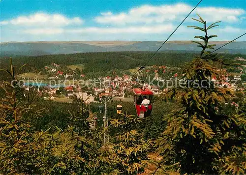 AK / Ansichtskarte Seilbahn Bocksberg Hahnenklee  Kat. Bahnen