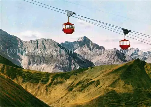 AK / Ansichtskarte Seilbahn Kanzelwand Riezlern Widderstein Kleines Walsertal  Kat. Bahnen