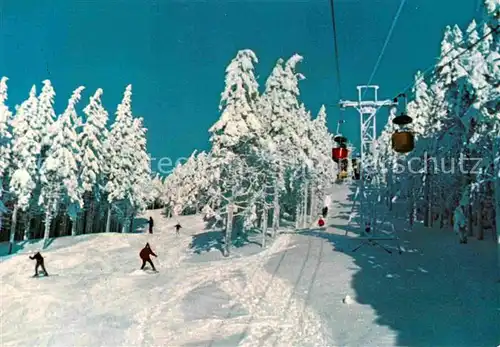 AK / Ansichtskarte Seilbahn Wurmberg Braunlage  Kat. Bahnen