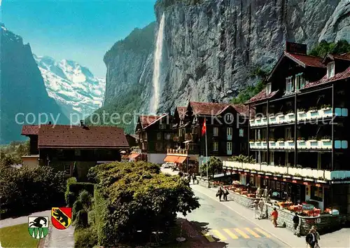 AK / Ansichtskarte Lauterbrunnen BE Stubbach Fall Grosshorn Kat. Lauterbrunnen