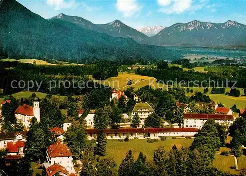 AK / Ansichtskarte Bad Heilbrunn Fliegeraufnahme Kuranlagen Kat. Bad Heilbrunn