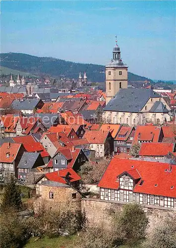 AK / Ansichtskarte Goslar Altstadt mit Kirche Kat. Goslar