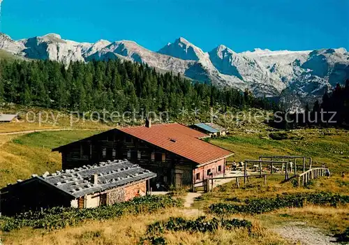 AK / Ansichtskarte Berchtesgaden Gotzenalm mit Teufelshoerner und uebergossener Alm  Kat. Berchtesgaden