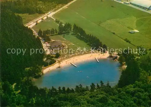 AK / Ansichtskarte Usingen Fliegeraufnahme Haus Hattstein mit Weiher Kat. Usingen