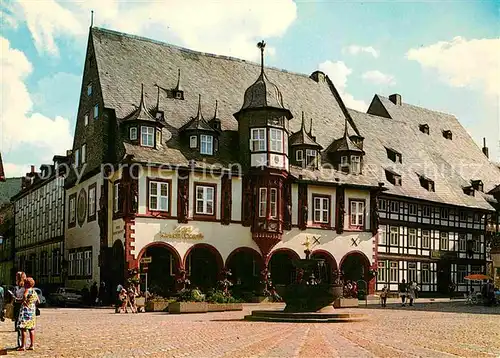 AK / Ansichtskarte Goslar Marktplatz Hotel Kaiserworth Kat. Goslar