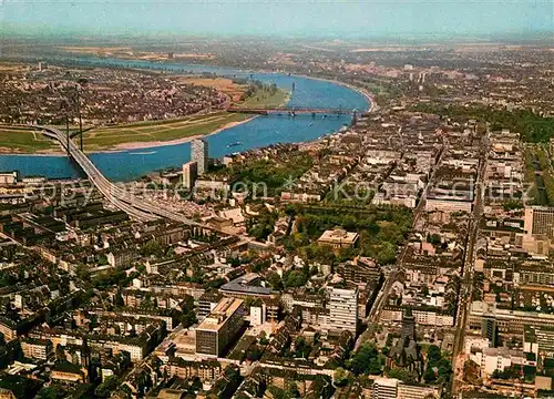 AK / Ansichtskarte Duesseldorf Fliegeraufnahme Kat. Duesseldorf