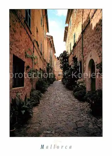 AK / Ansichtskarte Valldemossa Mallorca Gasse Kat. 