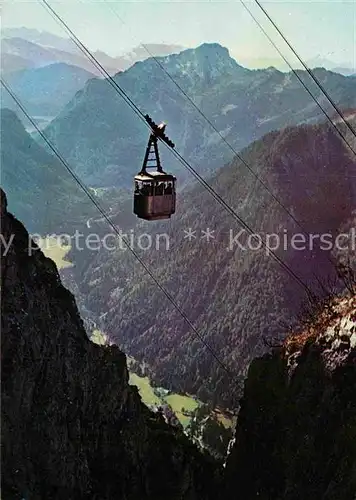 AK / Ansichtskarte Seilbahn Rauschberg Ruhpolding  Kat. Bahnen