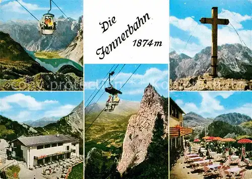 AK / Ansichtskarte Seilbahn Sessellift Jenner Koenigssee Berggaststaette  Kat. Bahnen