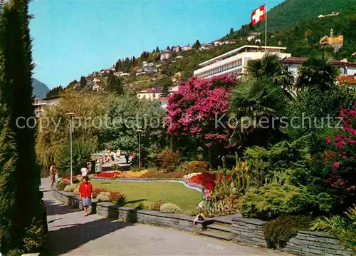 AK / Ansichtskarte Locarno TI Giardini lungolago Kat. Locarno