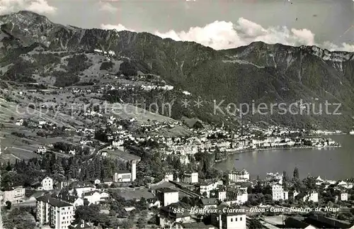 AK / Ansichtskarte Montreux VD Fliegeraufnahme Kat. Montreux