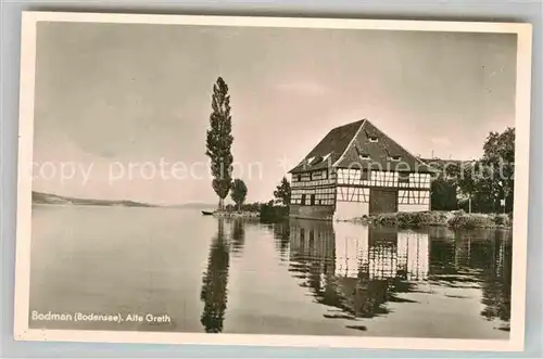 AK / Ansichtskarte Bodman Bodensee Alte Greth