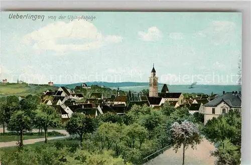 AK / Ansichtskarte ueberlingen Bodensee Muenster Panorama Uhlandshoehe Kat. ueberlingen