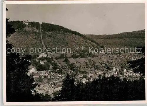 AK / Ansichtskarte Wildbad Schwarzwald Fliegeraufnahme Sommerberg Bergbahn Kat. Bad Wildbad