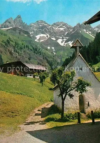 AK / Ansichtskarte Einoedsbach mit Trettach Maedelegabel Hochfrottspitze Kat. Oberstdorf