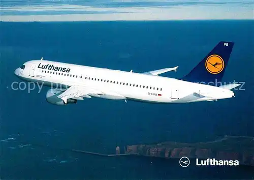 AK / Ansichtskarte Lufthansa Airbus A320 200 Kat. Flug