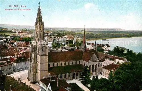 AK / Ansichtskarte Konstanz Bodensee Muenster Petershausen Kat. Konstanz