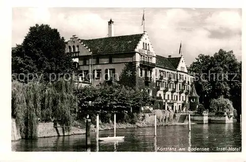 AK / Ansichtskarte Konstanz Bodensee Insel Hotel Kat. Konstanz