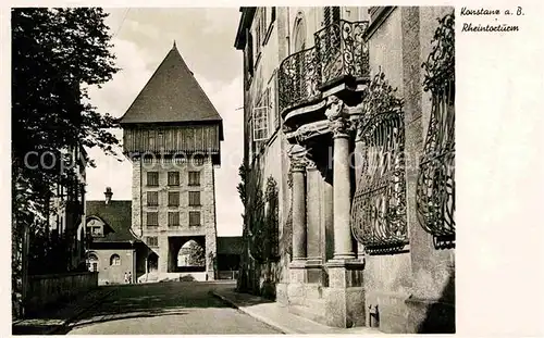 AK / Ansichtskarte Konstanz Bodensee Rheintorturm Kat. Konstanz