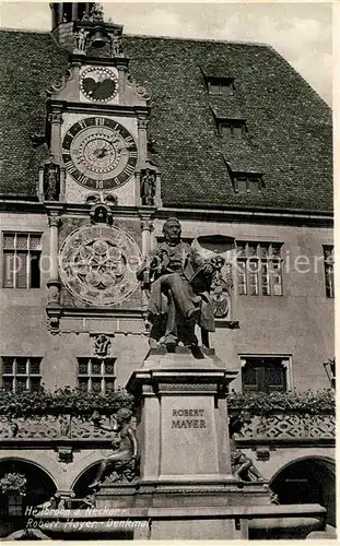 AK / Ansichtskarte Heilbronn Neckar Robert Mayer Denkmal Kat. Heilbronn