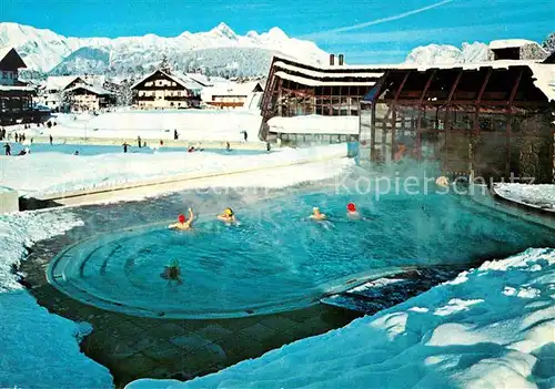 AK / Ansichtskarte Seefeld Tirol Hallen  und Thermalbad Kat. Seefeld in Tirol