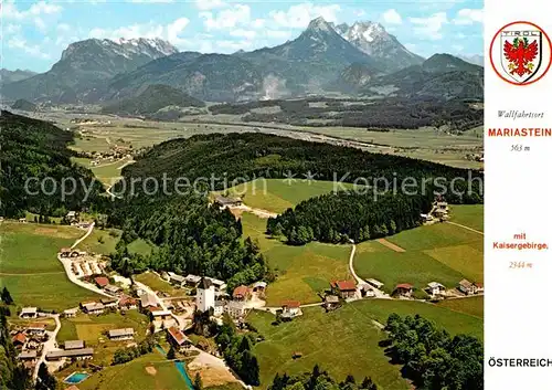 AK / Ansichtskarte Mariastein Tirol Fliegeraufnahme Kat. Mariastein