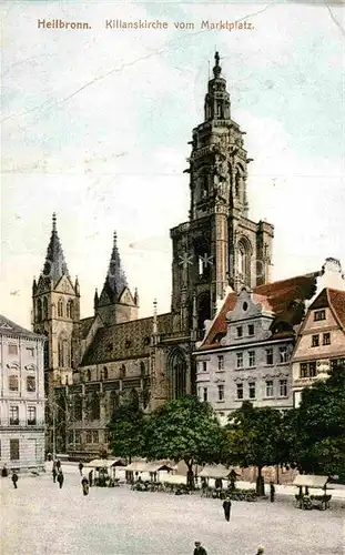 AK / Ansichtskarte Heilbronn Neckar Kilianskirche Marktplatz Kat. Heilbronn