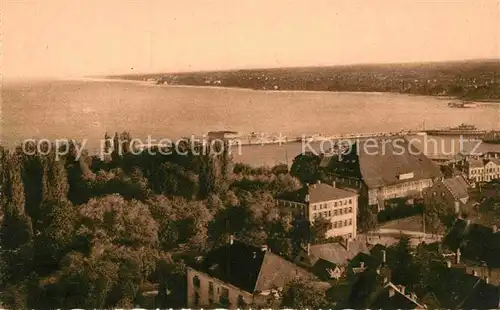 AK / Ansichtskarte Konstanz Bodensee Hafen Panorama von der Kathedrale Kat. Konstanz